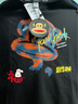 大嘴猴（paul frank）童裝兒童套裝長(cháng)袖男女童2024秋冬季新款衛衣衛褲舒適親子兩件套 黑色 160 曬單實(shí)拍圖