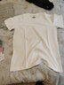 匹戲300g重磅新疆純棉長(cháng)絨棉短袖T恤男團體定制工作服班服訂做三本針 白色 M 曬單實(shí)拍圖