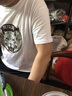 陌汀潮牌虎頭短袖T恤男2025新款寬松ins潮流男士寬松純棉大碼男裝上衣 白T 0018 M 曬單實(shí)拍圖
