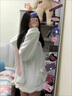 韋戒奶系可愛(ài)兔耳朵羊羔絨衛衣外套女冬小個(gè)子加絨加厚毛茸茸棉襖棉服 白色 M  建議80-100斤 曬單實(shí)拍圖