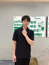 Calvin Klein【吸濕速干】運(yùn)動(dòng)春夏男字母ck拉鏈半襟跑步POLO衫4MS4K170 001-太空黑 L 曬單實(shí)拍圖