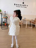 迪士尼寶寶女寶寶保暖秋冬棉襖外套冬天2024加厚衣服冬裝洋氣韓版寶寶新款 M134白色 80 曬單實(shí)拍圖