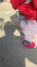 卡特兔学步鞋男宝宝儿童软底机能鞋婴儿女童宝宝婴幼儿宝宝童鞋 红色(春秋棉纱） 内长11cm 17码适合脚长10.3-10.7 实拍图