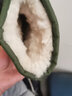 荷棠夢(mèng)軍綠色皮毛一體手套羊毛內(nèi)膽戶外保暖騎行手套悶子棉手套 軍綠色一指 均碼 曬單實(shí)拍圖