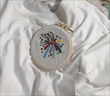 衣服刺繡diy手工創(chuàng)意煙花刺繡縫紉材料包送女友閨蜜情侶衣服禮物 煙花刺繡材料包（可做一件） 曬單實拍圖