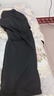 ESCURLTF窄版直筒褲女秋冬2023新款黑色加絨褲子高腰顯瘦休閑西裝女褲 黑色【常規(guī)款】 2XL 建議119-129斤 曬單實拍圖