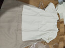 鏡莎背帶裙子夏天衣服女裝2022新款夏季日系學(xué)院風(fēng)連衣裙學(xué)生襯衫減齡韓版寬松女生套裝裙 上衣+背帶裙套裝 S 建議93-103斤 曬單實(shí)拍圖