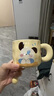 逗趣家馬克杯辦公室高顏值創(chuàng)意咖啡牛奶杯吸管帶蓋水杯學(xué)生情侶陶瓷杯子 瞌睡帕帕狗430ml（杯+蓋+勺） 曬單實(shí)拍圖