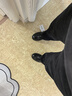 莫奈德品牌商務(wù)休閑皮鞋男頭層牛皮夏季新款系帶厚底男鞋潮流百搭鞋子男 黑色 41 曬單實(shí)拍圖