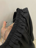 馬克印象高腰黑色西裝a字半身裙女春秋2025新款顯瘦小清新中長(cháng)裙傘裙裙子  MMG2177  黑色 S （建議80-95斤） 曬單實(shí)拍圖