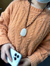 ?？ㄒ?HEEKAIYI項鏈男女士和田玉觀(guān)音吊墜本命佛玉牌奢侈首飾生日禮物送老婆女友羊脂白玉-觀(guān)音菩薩 曬單實(shí)拍圖