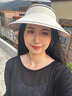 CHANEELR & KARITH遮陽(yáng)帽防曬太陽(yáng)帽女夏季防紫外線(xiàn)時(shí)尚空頂帽戶(hù)外騎行防曬帽沙灘帽 白色 輕奢品牌時(shí)尚百搭【米】 曬單實(shí)拍圖