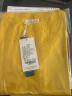 艾路丝婷夏装新款T恤女短袖上衣韩版修身体恤TX3560 黄色V领 M 实拍图