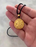 是你（IS YOU）黃金八寶羅盤(pán)項鏈男士古法金飾足金吊墜生日情人節禮物送男友老公 足金八寶羅吊墜贈銀鏈+品牌禮盒 金重約1.1g 曬單實(shí)拍圖