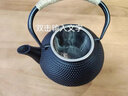 一朵福鐵壺煮茶器圍爐煮茶壺鑄鐵煮水泡茶燒水壺功夫茶具電陶爐煮茶器 鑄鐵茶壺 — 配茶漏+壺蓋叉 600ml 曬單實(shí)拍圖