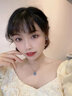 法琳羅鉑金項鏈女海洋之心PT950白金時尚首飾品水晶吊墜送女友送老婆紀念日生日禮物 鉑金O字鏈+兩克拉托帕石吊墜【免費刻字定制專屬】 曬單實拍圖