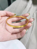 中國黃金（CHINA GOLD）足金星點(diǎn)手鐲女新款鐲子金手環(huán)紀念情人生日送女友38婦女節禮物 【空心加厚】56圈口 約5.5g 曬單實(shí)拍圖