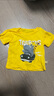 G.duck小黃鴨兒童短袖套裝男孩純棉夏季寶寶夏裝衣服男童短褲服裝兩件套 B137 90 cm 曬單實(shí)拍圖
