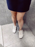 啄木鳥品牌網(wǎng)面運動老爹鞋女夏季新款內(nèi)增高鞋子學(xué)生百搭透氣厚底增高鞋 米色皮面 37 曬單實拍圖