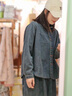 衣典零一（LEDIALYI）牛仔兩件套裝女2025春秋季新款中年休閑高級(jí)感洋氣質(zhì)寬松闊腿褲子 淺藍(lán)色 M （建議100-115斤） 曬單實(shí)拍圖