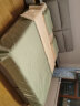 雅鹿床上四件套磨毛床单被套单人宿舍被罩纯色简约水洗棉冬季床上用品 浅绿+浅驼 四件套2.2m床【被套220*240cm】 实拍图