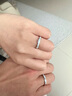 朵詩(shī)梵菲情侶戒指一對男女小眾高級表白定情信物周年紀念日禮物送女友生日 湖映山雪對戒【免費刻字】 曬單實(shí)拍圖