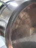 延興加厚不銹鋼湯鍋鴛鴦鍋大湯桶麻辣燙鍋商用專用鍋鹵肉鍋帶蓋煮面鍋 特厚雙耳款分格:直徑45cm 曬單實拍圖