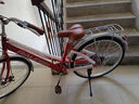 蘭令城市通勤自行車(chē)成人女碟剎輕便變速上班族男學(xué)生青少年代步單車(chē) 星玥 中國紅 禧瑪諾7速 26寸 見(jiàn)上表 曬單實(shí)拍圖