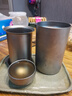 TONESON純鈦茶具泡茶器戶外便攜式旅行茶具純鈦鷹嘴泡茶器雙層防燙茶具 鷹嘴泡茶器【一壺四杯套裝】 曬單實拍圖
