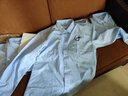 吳衣斯 襯衫定制春秋季白襯衫男女短袖商務(wù)免燙職業(yè)工裝正裝工作服襯衣定制繡logo 882藍色可定制 XXXL（男女）可定制 曬單實(shí)拍圖