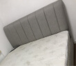 百冠环球床 布艺床北欧双人床 简约现代卧室家具 棉麻可拆洗婚床 单床（颜色备注） 气压结构1.5m*2.0m 实拍图