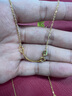 牧笛（MUDI）黃金延長鏈足金999調節(jié)閃O肖邦項鏈手鏈加長鏈DIY配件萬能安全鏈 閃o延長鏈（3cm） 曬單實拍圖