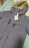 迪卡儂鵝絨羽絨服新品大衣戶(hù)外防水外套火山巖保暖派克工裝服5253899 曬單實(shí)拍圖