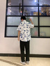 京御貴族休閑褲子男夏季薄款直筒褲男士寬松韓版運動九分褲小西褲冰絲長褲 黑色 XL 115-140 曬單實拍圖