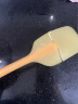 象本（zber） 象本烘焙工具 大号一体式硅胶刮刀做蛋糕烘培奶油抹刀橡皮刮刀铲刀搅拌刮板 紫色大号透明刮刀 实拍图