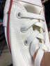 匡威（Converse）All Star經典常青款男鞋女鞋白色高幫休閑運動帆布鞋小白 101009 43 曬單實拍圖