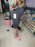 晞帆（XIFAN）孕婦打底褲夏季冰絲薄款外穿托腹鯊魚(yú)褲孕婦裝瑜伽褲安全褲五分褲 灰色 XL（120-140斤） 曬單實(shí)拍圖