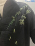 安初夏中國風(fēng)刺繡夾克外套男士休閑套裝春夏季新款防曬衣服男裝潮三件套 黑外衣+棉短T+黑褲 XL 【推薦120-140斤】 曬單實拍圖