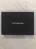 EHRENMANN商务牛皮名片夹男士女士大容量名片盒卡包真皮卡片盒 定制 礼品 黑色 实拍图