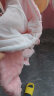 童泰春秋1-18月男女宝宝连帽哈衣休闲时尚连体衣 TS04Q479 粉色 59 实拍图