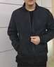OEHE夾克男士立領(lǐng)2025春秋季新款上衣長袖修身潮流男裝休閑外套男 黑色 XL 曬單實拍圖