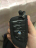 寶馬鑰匙扣套5系3系7系X1 X3 X5 X6 X7 320li525li740li汽車(chē)殼包22真皮 B款黑色（刀鋒四鍵）帶繩 曬單實(shí)拍圖