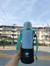象印（ZO JIRUSHI）儿童保温保冷水杯真空不锈钢双盖运动水杯壶SP-JB10星座绿1030ml 实拍图