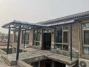都格（Duge） （上門(mén)安裝）鋁合金雨棚遮陽(yáng)光棚戶(hù)外遮雨棚庭院陽(yáng)臺窗戶(hù)別墅雨搭室外汽車(chē)棚屋檐遮陽(yáng)蓬 61平以上材料單價(jià)(不包安裝) 曬單實(shí)拍圖
