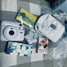 拍立得instax mini12一次成像相機 立拍立得mini12禮盒套裝 情人節禮物  淺櫻粉/茉莉白禮盒 茉莉白禮盒套裝（月光茉莉）官方標配含10張紙 曬單實(shí)拍圖