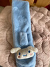 帝行（DIXING）圍巾可愛(ài)卡通奶fufu少女心學(xué)生防寒百搭圍脖情侶禮物 綠色熊貓圍巾 曬單實(shí)拍圖