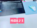 必優(yōu)美 液態(tài)手感雙面鼠標墊家用辦公游戲順滑鼠標墊皮質(zhì)墊筆記本臺式電腦鼠標墊便攜   灰藍+淺藍 曬單實(shí)拍圖