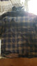 杉杉純棉格子長(cháng)袖襯衫男士保暖加厚襯衫男中年格子加絨襯衣 6208 40 曬單實(shí)拍圖