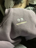 papa爬爬冬季新品兒童毛衣男女童純棉長(zhǎng)袖半高領(lǐng)上衣柔軟保暖 紫色 100 cm 曬單實(shí)拍圖