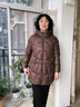 羅蒙（ROMON）媽媽裝冬裝2024新款羽絨服中長款洋氣大碼外套保暖中老年女裝棉襖 藍(lán)色 L （建議90-105斤） 曬單實(shí)拍圖